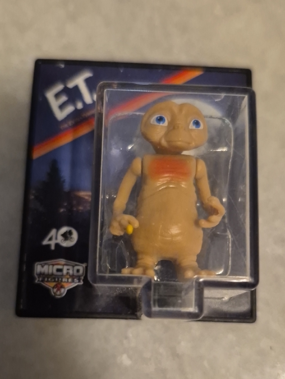 E.T. Micro Figures Collectible Figure - Tan with Orange Chest